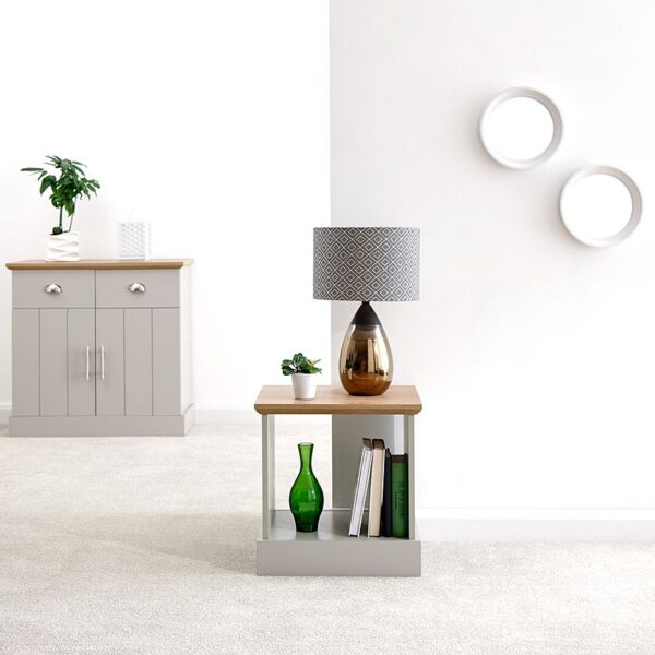 lamp table grey