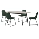 Avery Extending Dining Set -Emerald 8