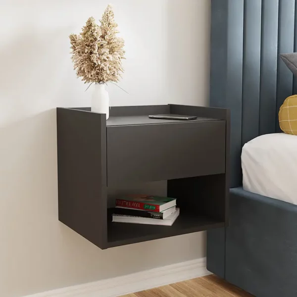 Harmony Wall Mounted Pair of Bedside Tables