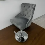 Roma lion Bar Stool dark grey