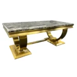 Chelsea Coffee Table With Gold Legs