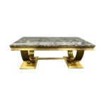 Chelsea 1.2m Coffee Table With Gold Legs