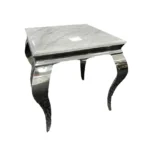 Lewis Chrome Lamp Table