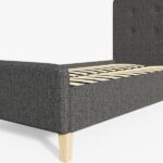 Ashbourne 90cm Bedstead Grey - Image 4
