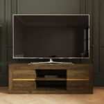Astley 4 Drawer TV Unit Knotty Oak - Image 2