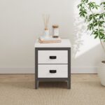 Boston 2 Drawer Bedside Table - Image 5