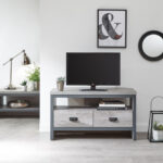 Boston Corner TV Unit Grey