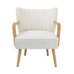 Enzo Teddy Accent Chair (Cream) - Image 2