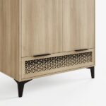 Ezra 2 Door 1 Drawer Wardrobe Oak - Image 5