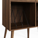 Jaxon 2 Drawer Turntable Stand Walnut - Image 3
