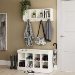 Kempton Shoe Bench + Wall Rack - Image 2