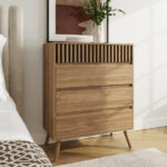 Rowan 4 Drawer Chest Oak - Image 2
