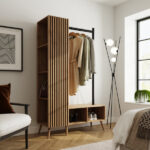 Rowan Smart Storage Wardrobe Oak - Image 2