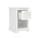 Salcombe 1 Drawer Lamp Table White - Image 4