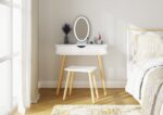 Signy LED Dressing Table with Stool