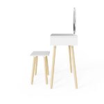 Signy LED Dressing Table with Stool - Image 3