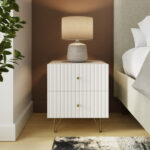 Thalia 2 Drawer Bedside Table - Image 3