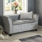 Verona Window Seat In Crushed Velvet