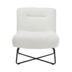 Willow Teddy Accent Chair Cream - Image 2