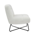 Willow Teddy Accent Chair Cream - Image 4